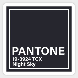 pantone 19-3924 TCX Night Sky Sticker